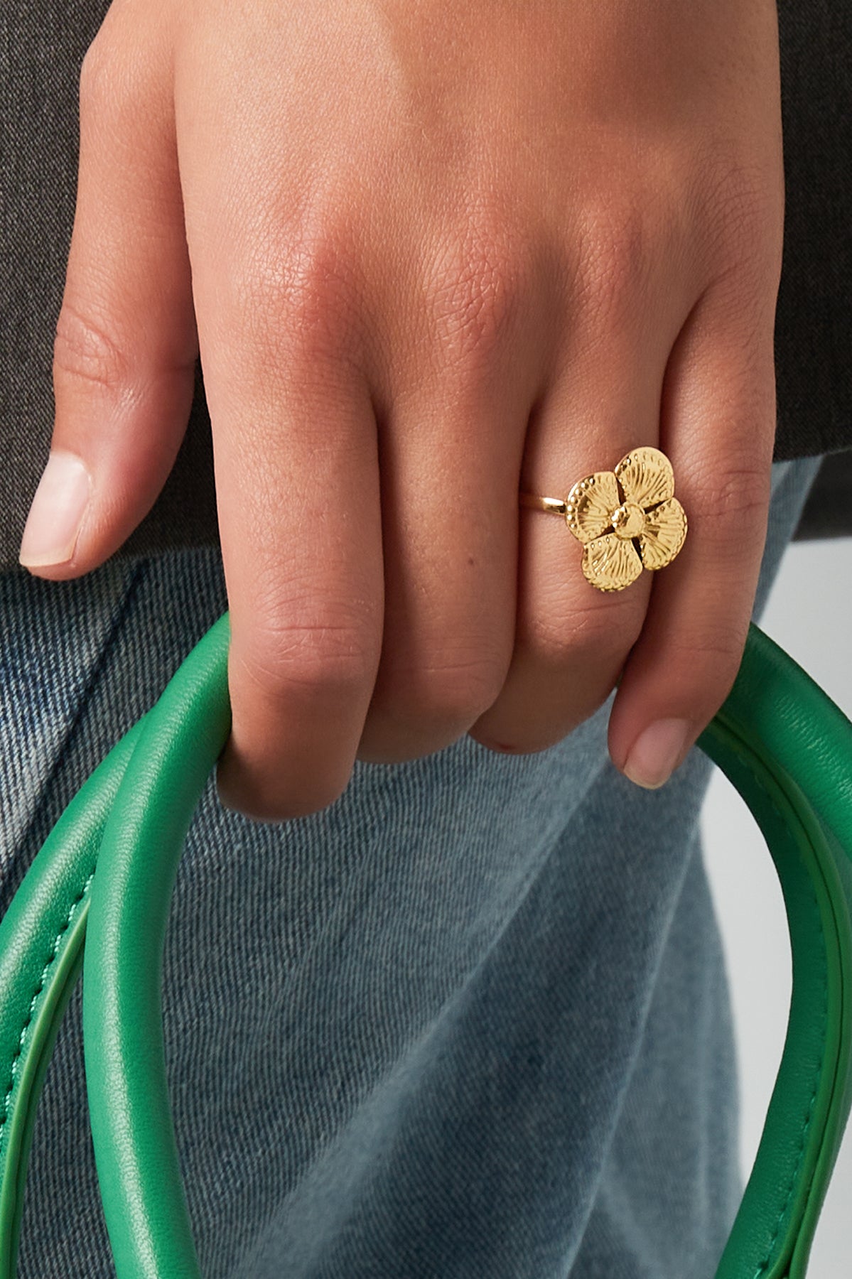 Ring luxury clover - ring