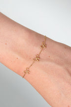 charming bows bracelet