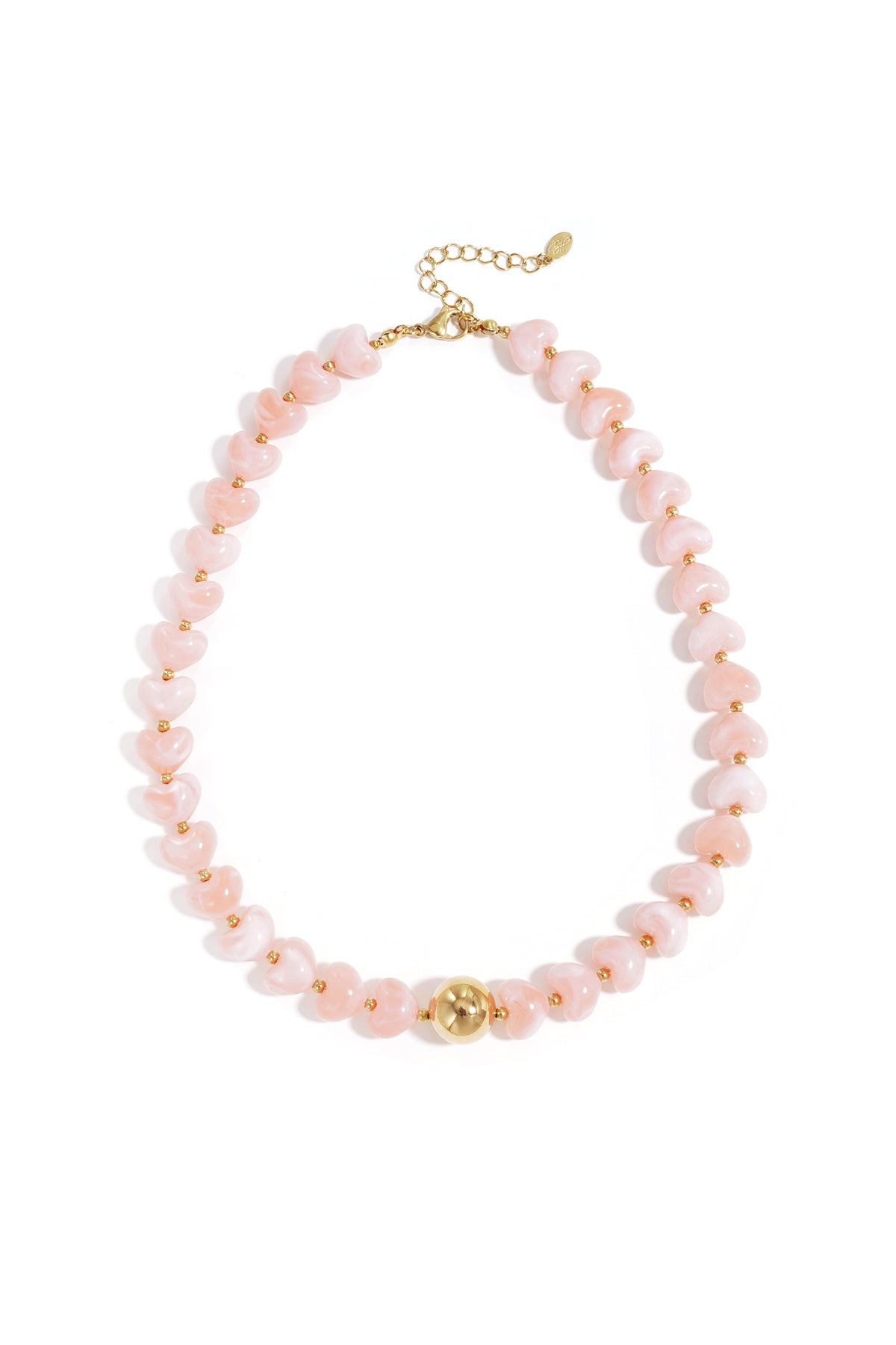 Acrylic Beaded Necklaces Heart Casual Daily Simple Series Women's jewelry