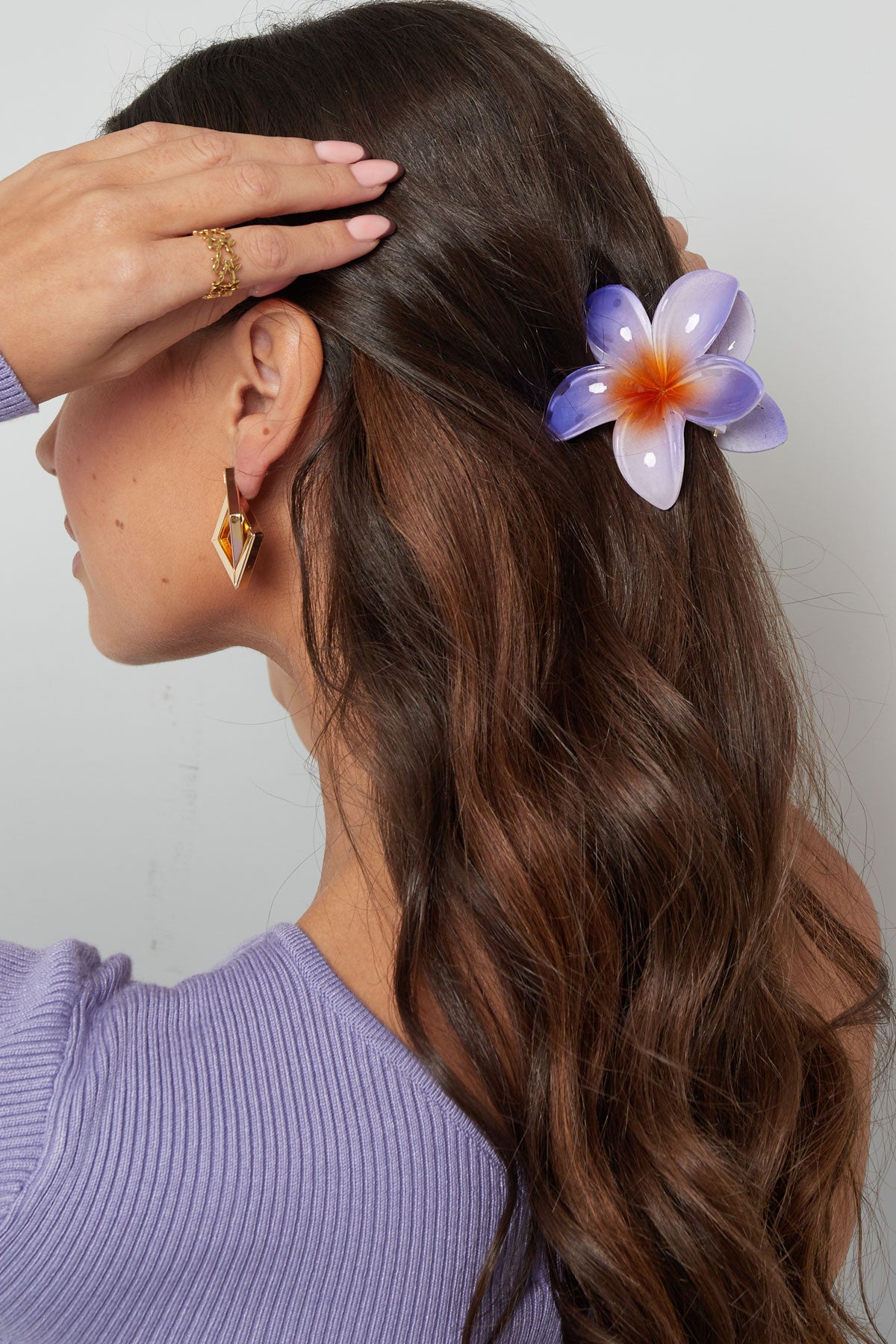 Hair clip Hawaii flower