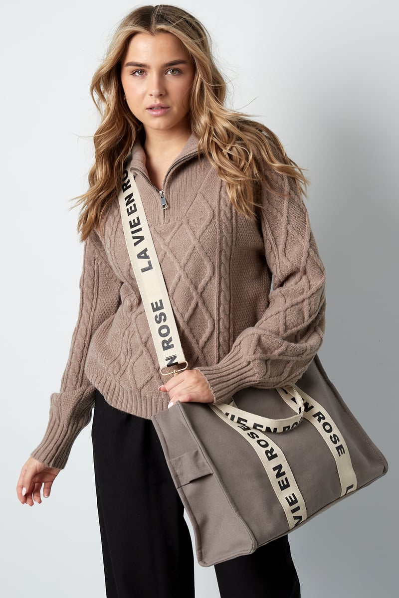 La vie en rose shopper