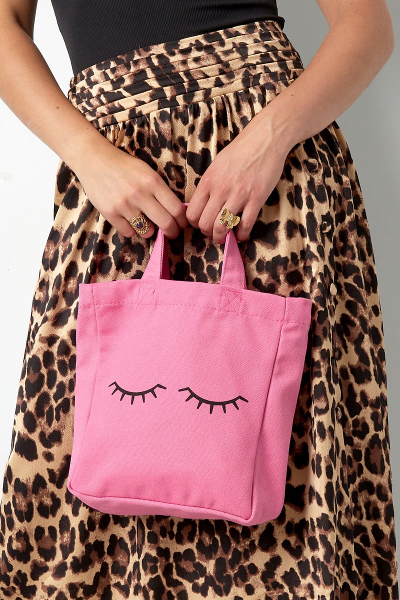 Small canvas bag eyelashes