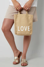 Small canvas bag love