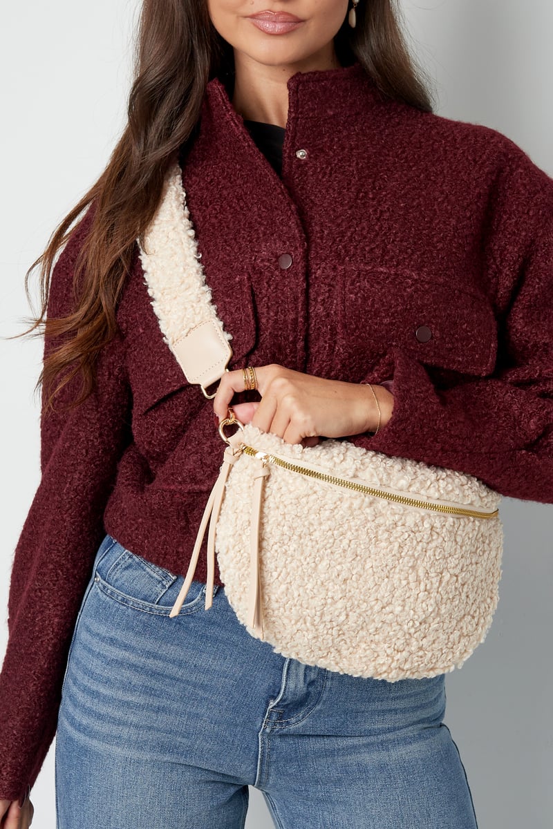 Basic teddy bag - Off white