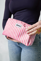 Make-up bag small stripes