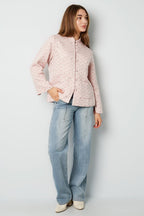 Fabric jacket with glitter