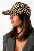 Leopard print cap