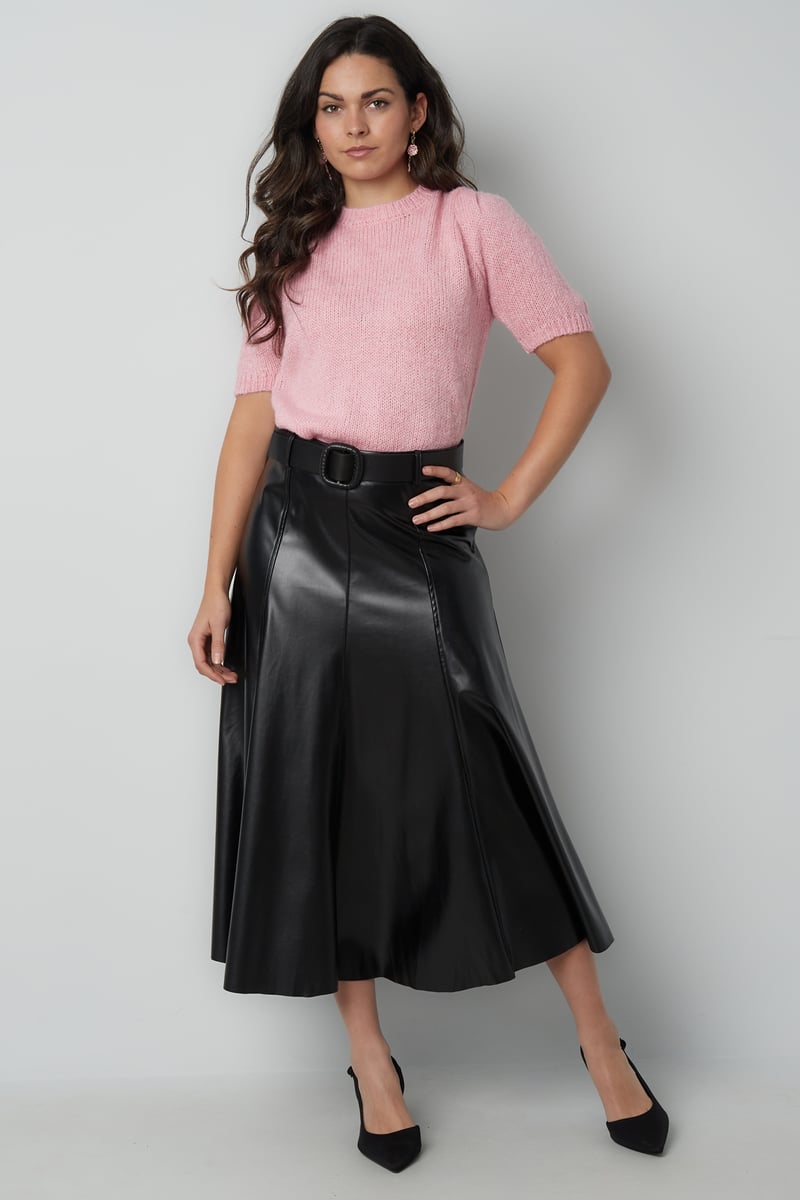 PU long skirt