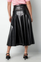 PU long skirt