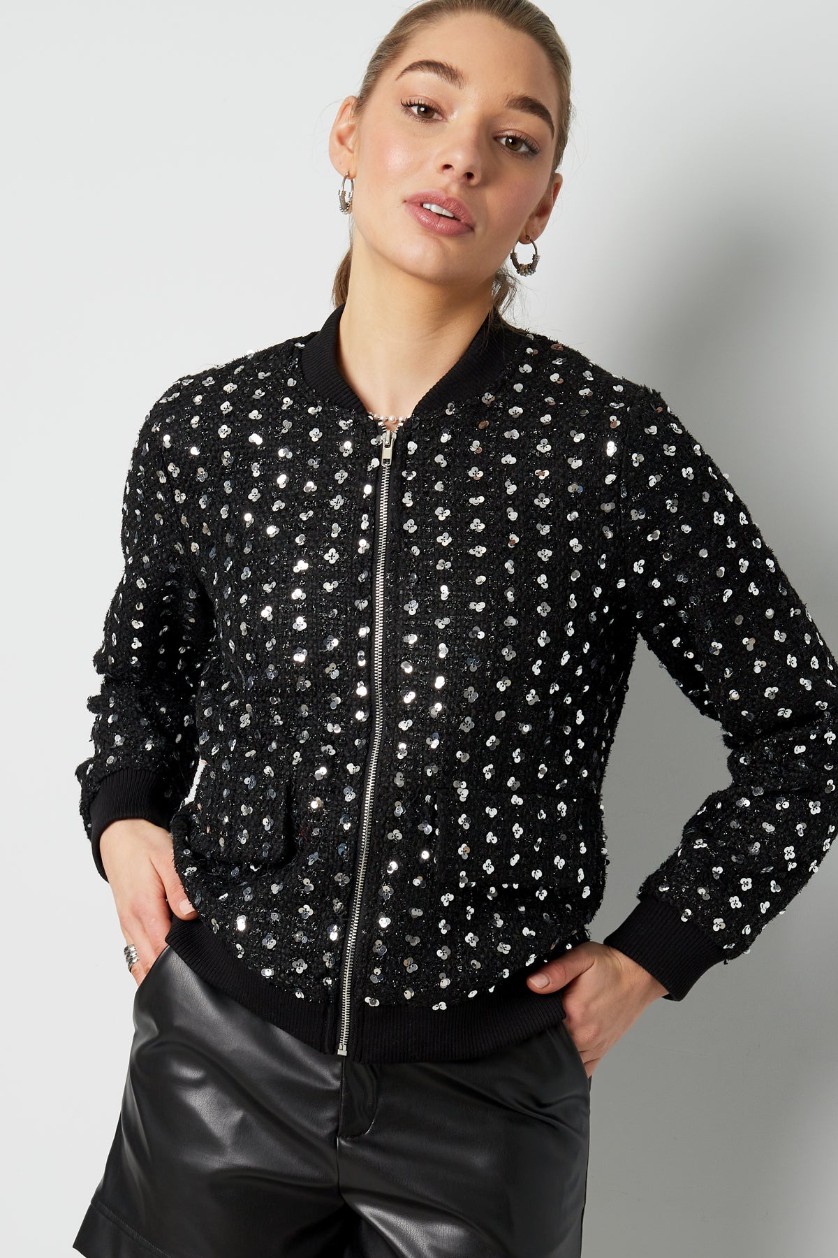 Bomber jacket sparkly day
