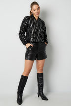 Bomber jacket sparkly day