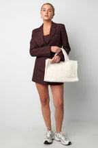 Pinstripe Cropped Blazer