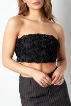 Roses bandeau top