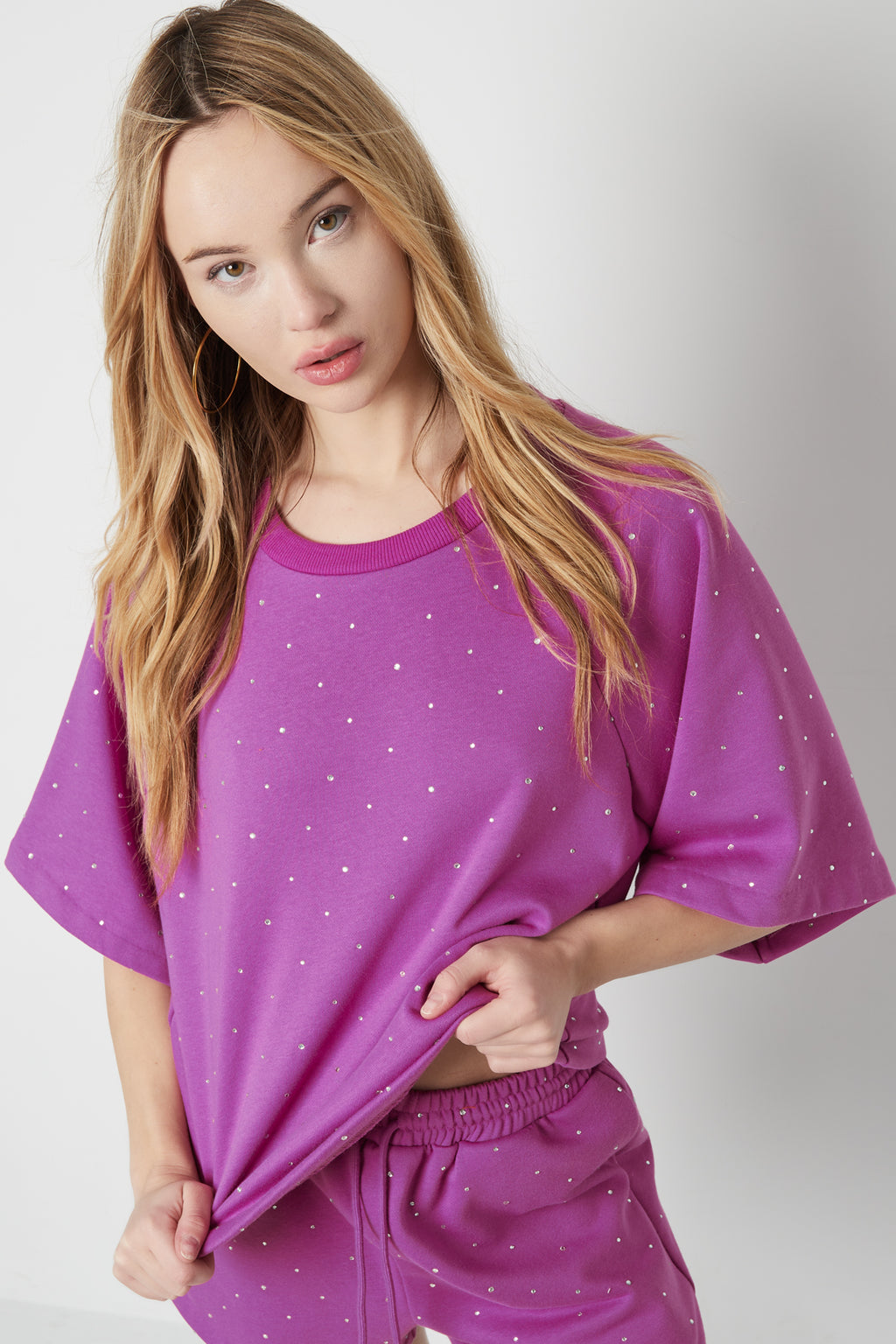 Cotton Women's T-shirt Oversized Spring/Summer