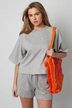 Cotton Women's T-shirt Oversized Spring/Summer