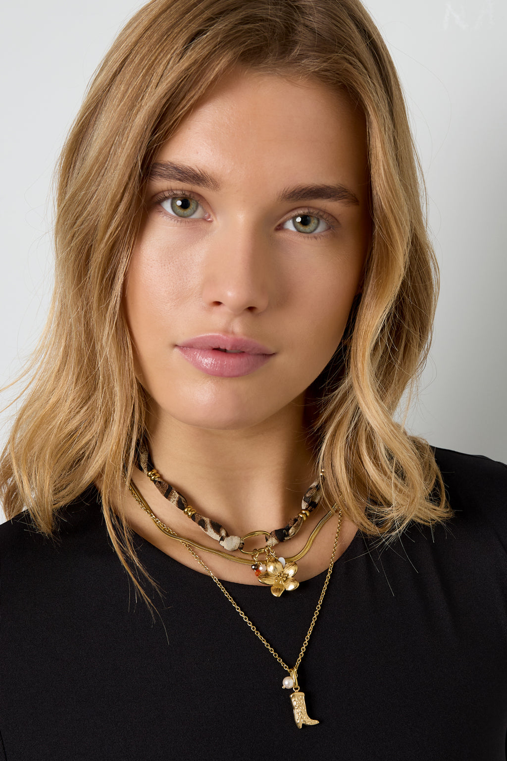 Pendant necklaces Flower Leopard Print Casual Daily Simple Series Women's jewelry