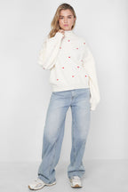 Knit sweaters Heart Casual All Fit  Clothes