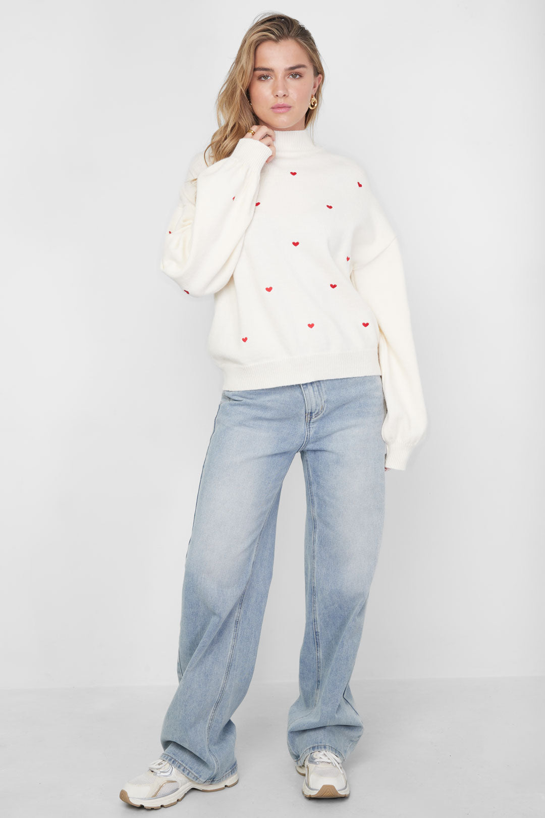 Knit sweaters Heart Casual All Fit  Clothes