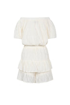 Polyester fiber (polyester) Bodysuits Solid color Casual Spring/Summer Ruffle edge Clothes