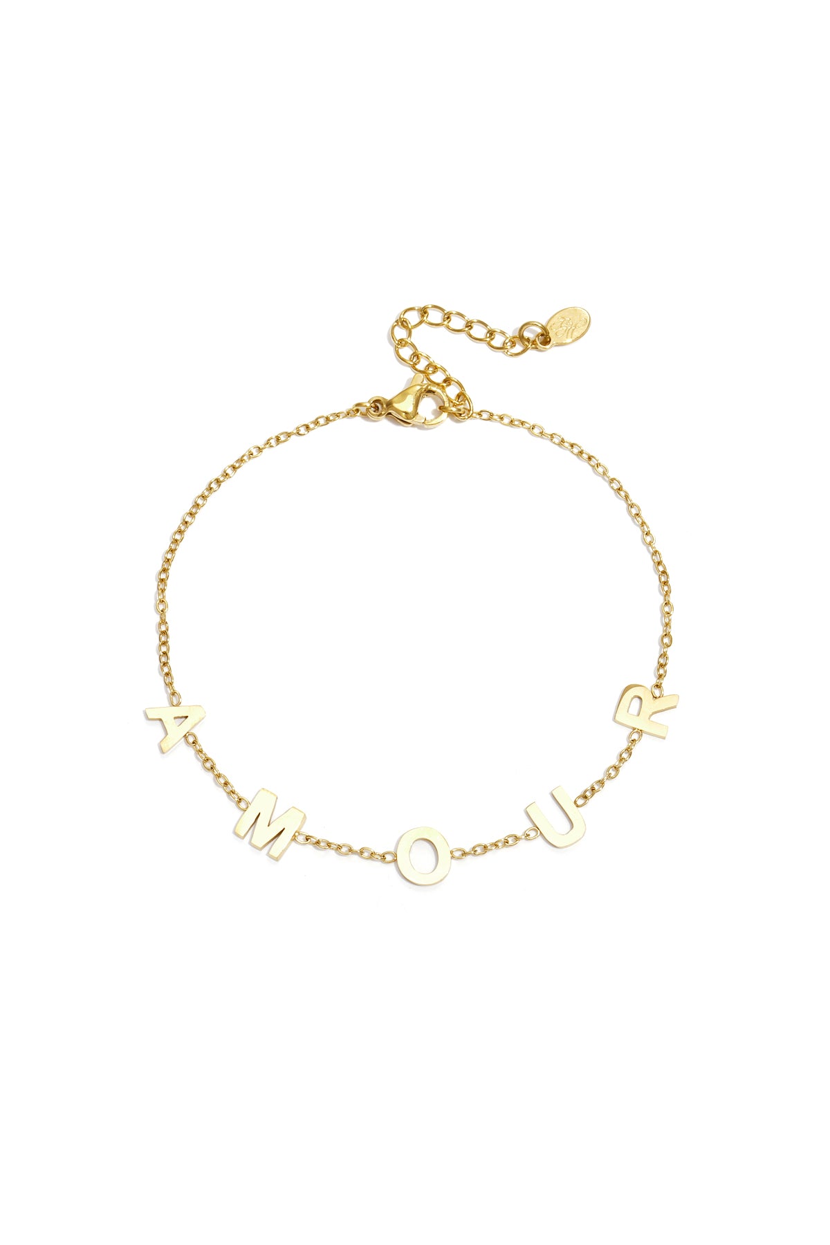 Bracelet amour chunky letters