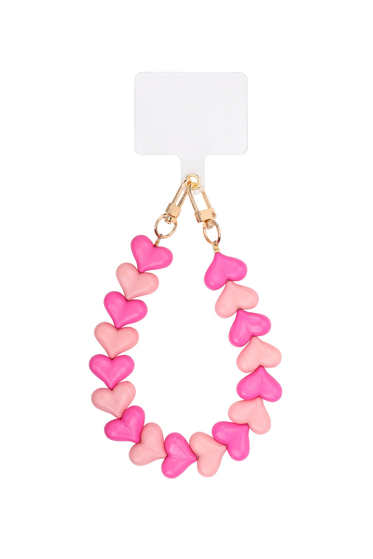 Double heart phone cords