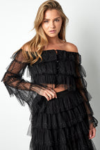 Festival The Sparkly Ruffle Top