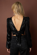 Polyester fiber (polyester) Long sleeve tops Solid color Sexy Fall/Winter  Clothes