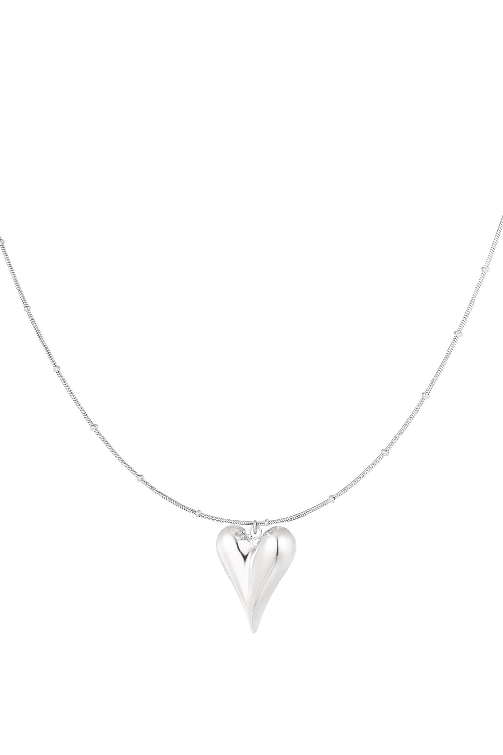 ball chain with iconic heart large