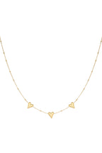 triple love necklace