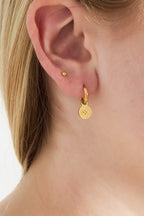 Roma coin earrings
