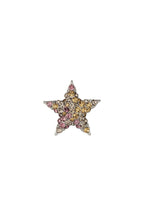 Star brooch - multi