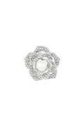 Blooming grace brooch - Silver Color color