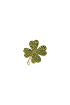 Brooch four-leaf clover