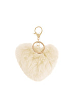 Keychain heart to fluff