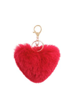 Keychain heart to fluff