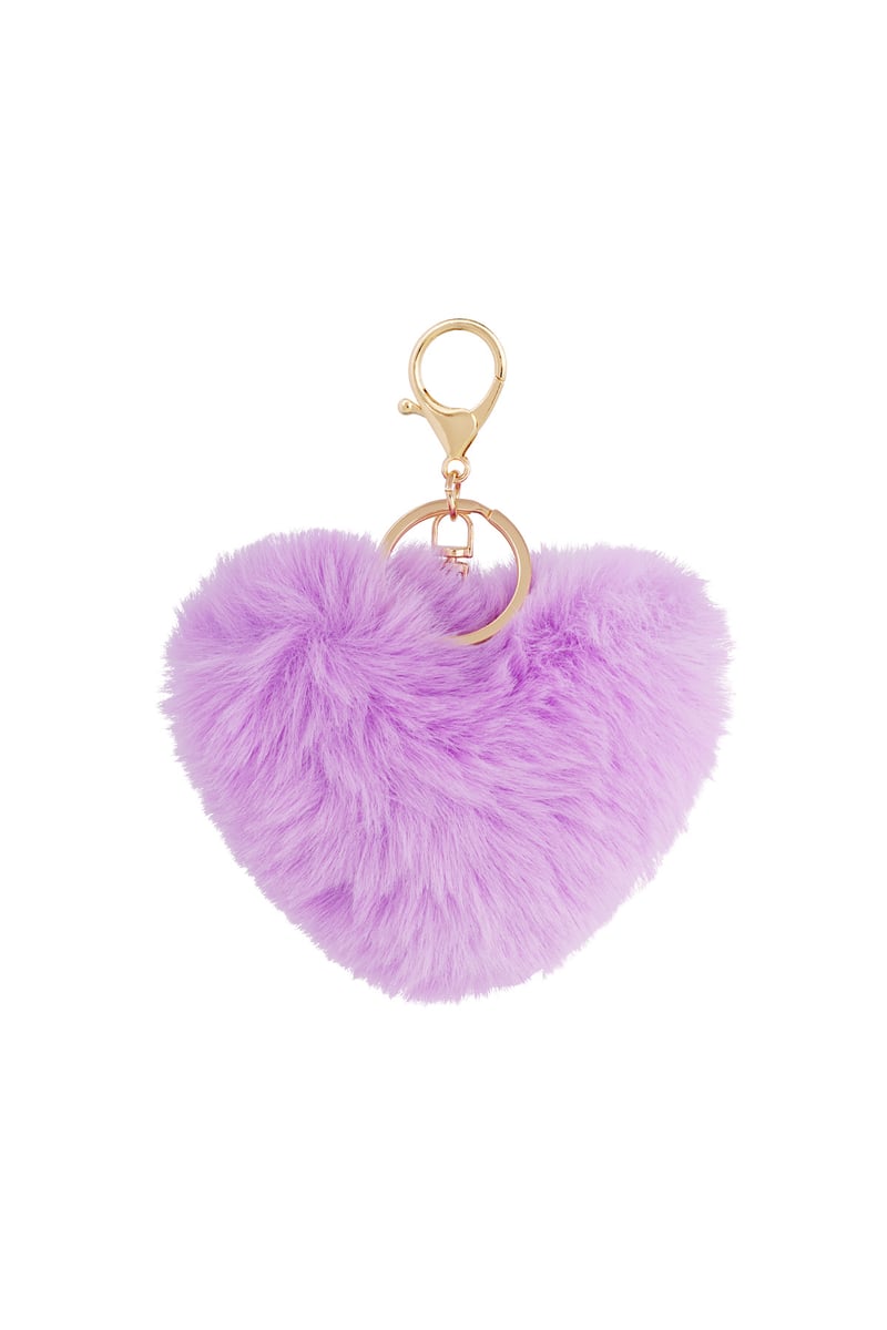 Keychain heart to fluff