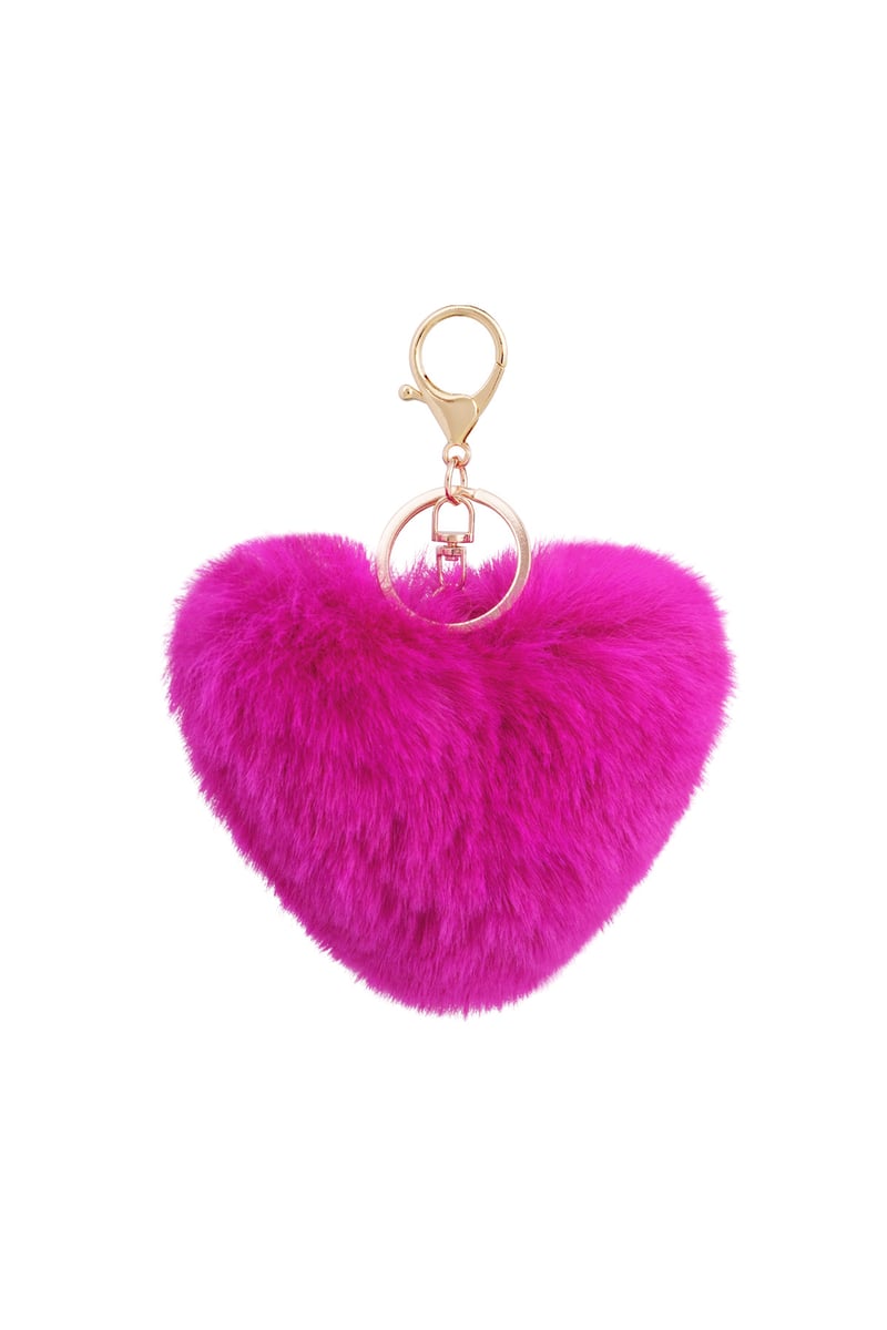 Keychain heart to fluff
