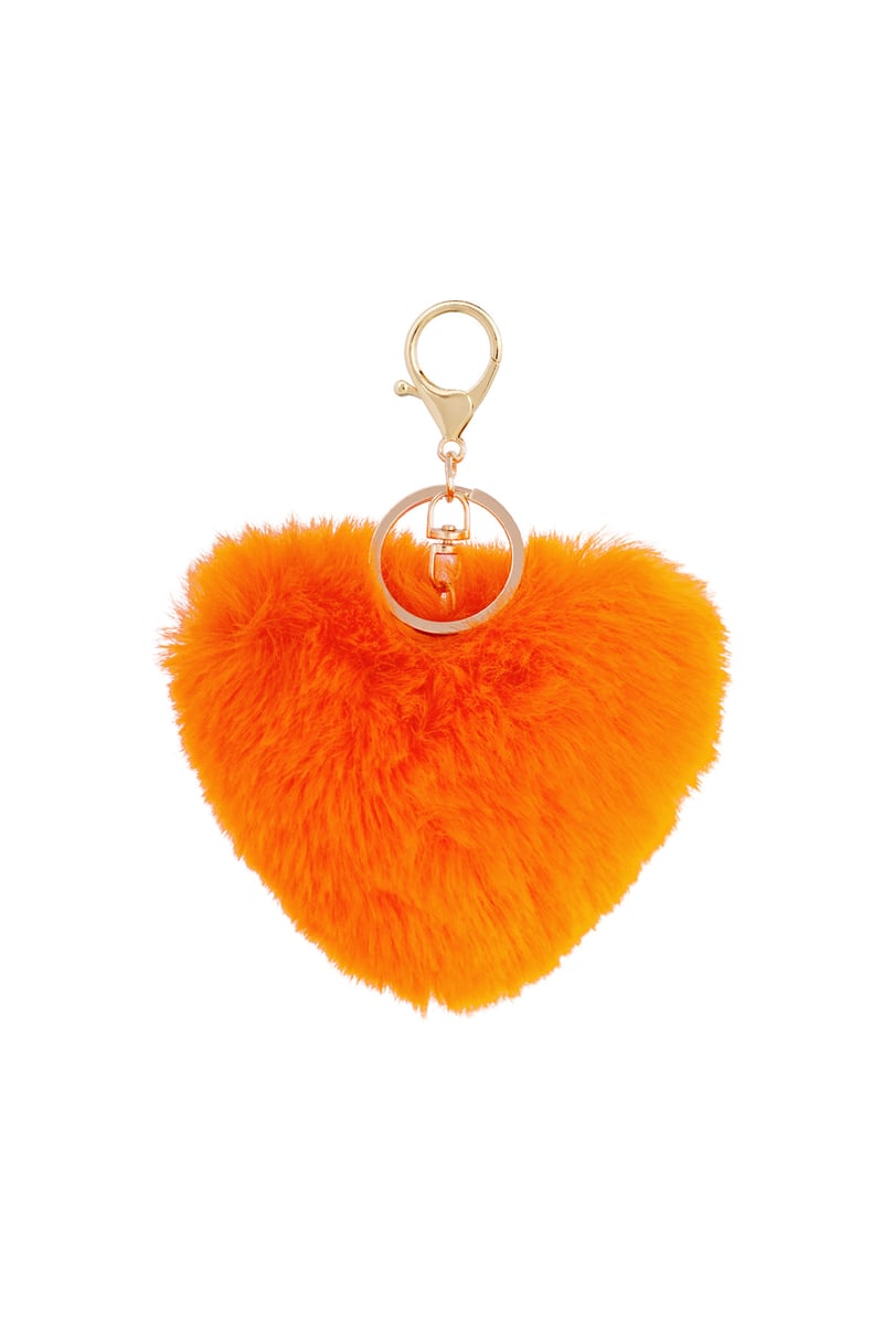Keychain heart to fluff