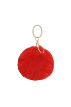 puffy ball keyring