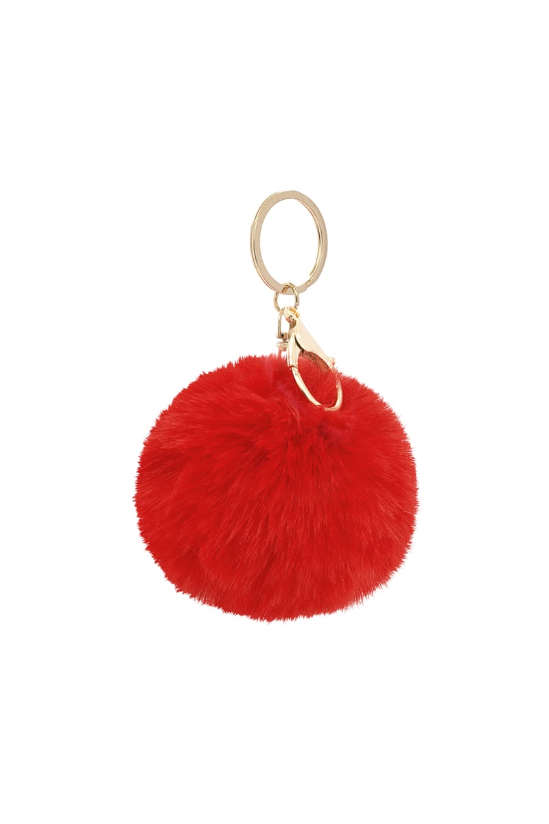 puffy ball keyring
