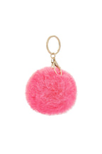 puffy ball keyring