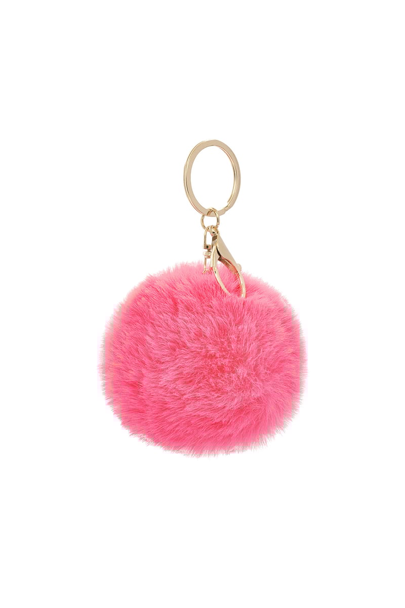 puffy ball keyring