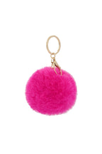 puffy ball keyring