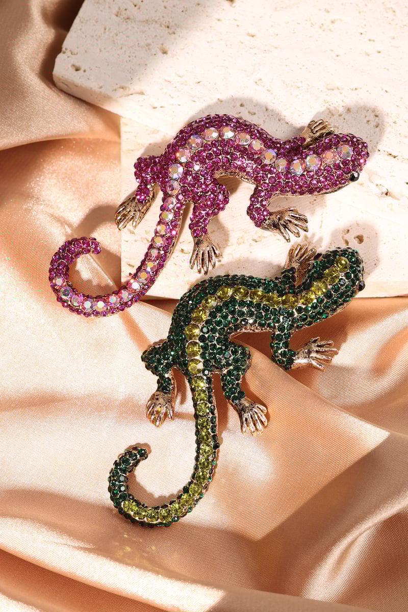 Salamander Brooch