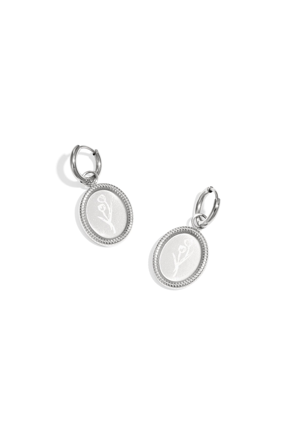 Tulip Blossom Stainless Steel Earrings
