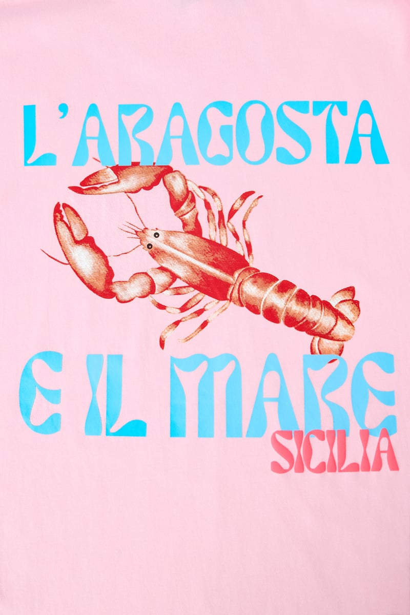 Aragosta Riviera Sicilia oversized tee