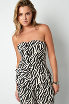 The Zebra Strapless