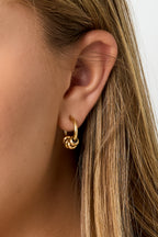 Small hoops with beads