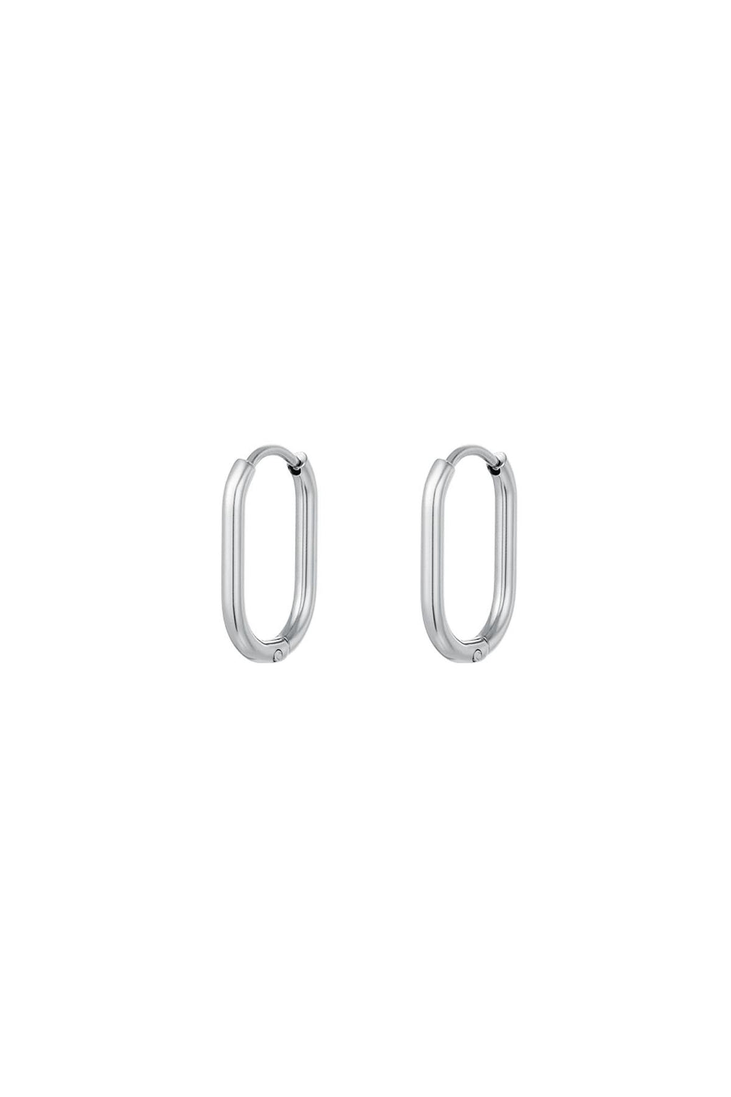 Oval hoops Stainless Steel