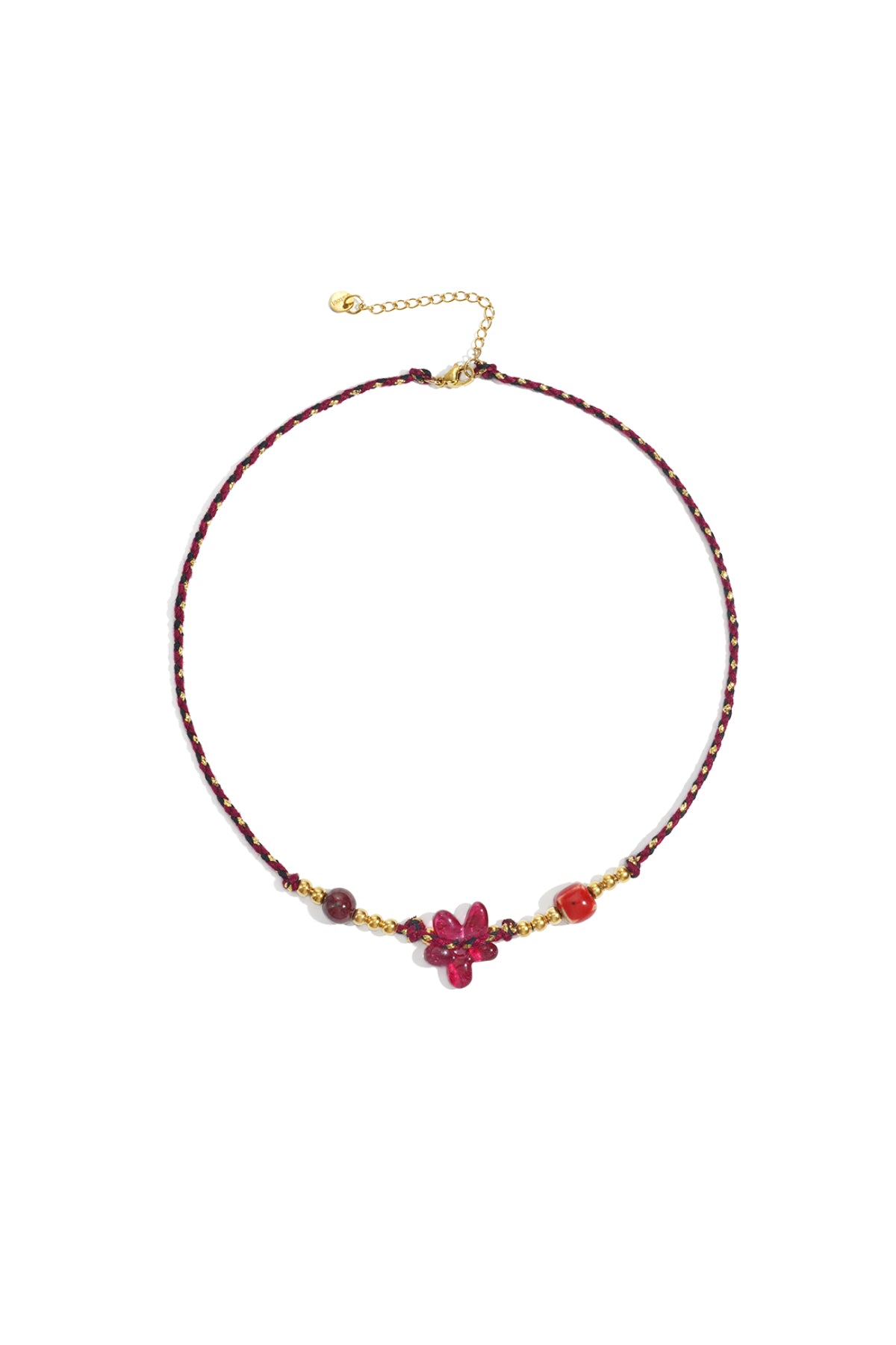 Polyester Beaded Necklaces Flower Casual Daily Simple Series Women's jewelry